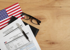 top-view-green-card-application